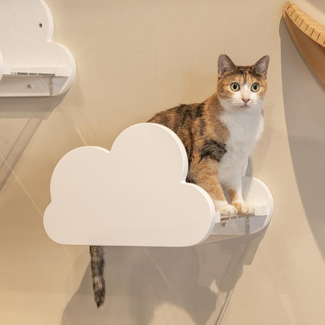 猫 キャットステップ 壁付け 壁掛け MYZOO マイズー Moku 猫 キャットステップ キャットウォーク 壁付け 壁掛け MYZOO マイズー