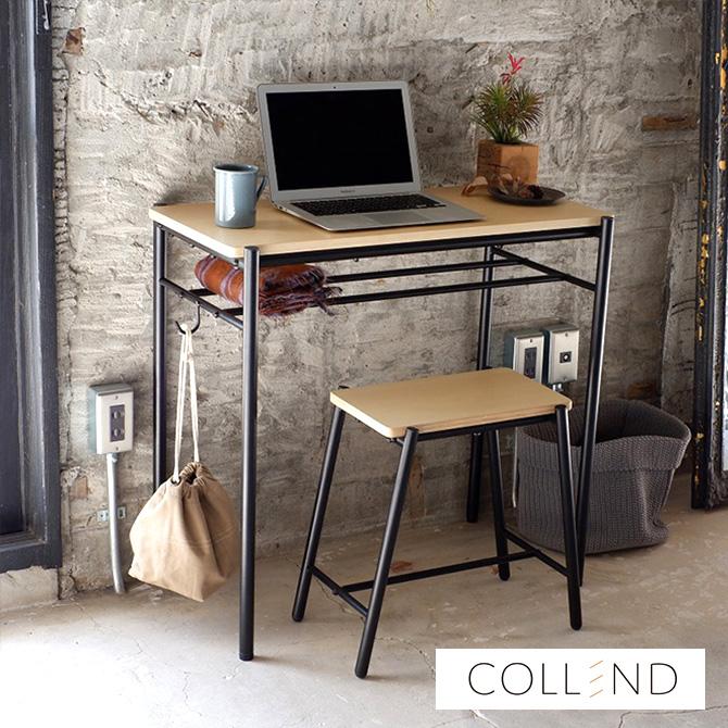 デスク パソコンデスク 木 アイアン おしゃれ COLLEND コレンド