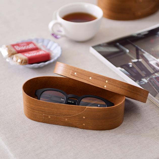 眼鏡ケース 眼鏡収納 小物入れ ペンケース デスク収納 天然木製