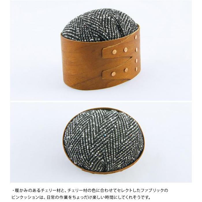 針山 ピンクッション 裁縫 ソーイング 針仕事 天然木製 かわいい