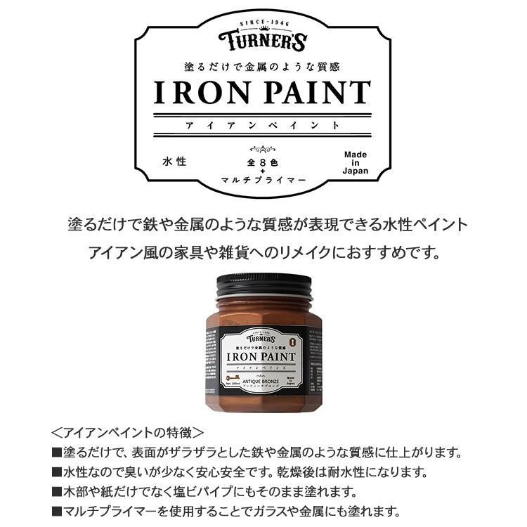 ペンキ 水性 塗料 室内 ターナー色彩 ターナー アイアンペイント 0ml Mbm 02 Rooming 通販 Yahoo ショッピング