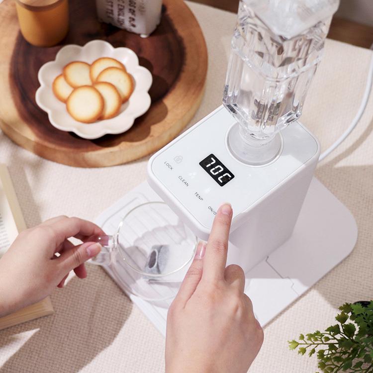 温水 給水 温水器 お湯 卓上 机上 安全 コンパクト plus more 