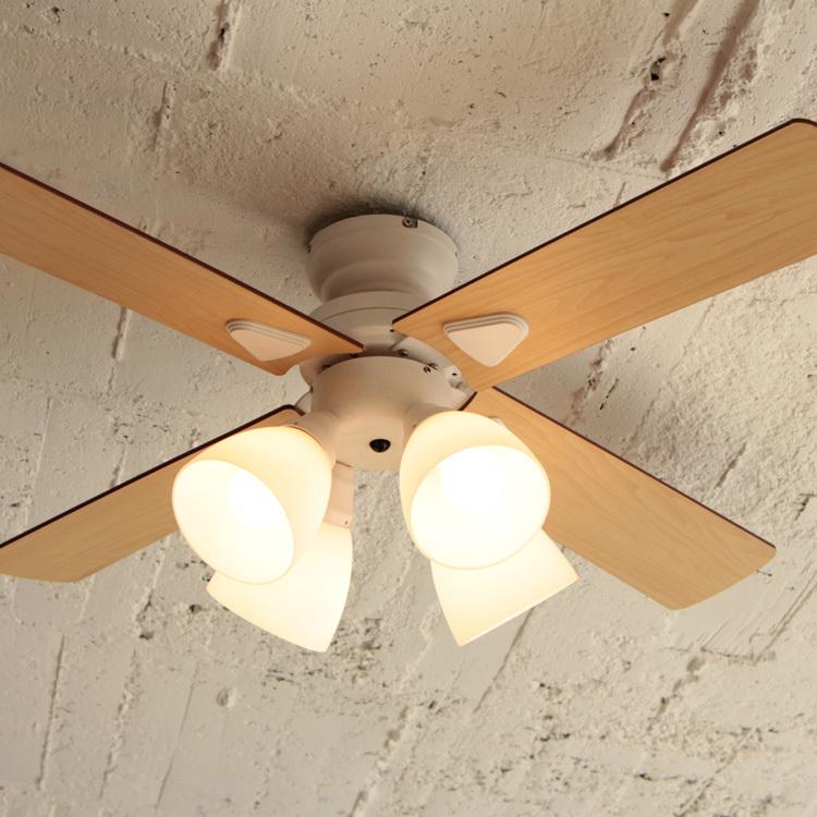 天井照明 インテリア おしゃれ 電球 空調機 plus more プラスモア シーリングファン Windouble 4灯