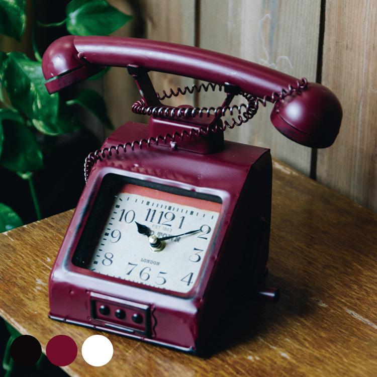 時計 置き時計 おしゃれ レトロ ビンテージ インテリア ヴィンテージ