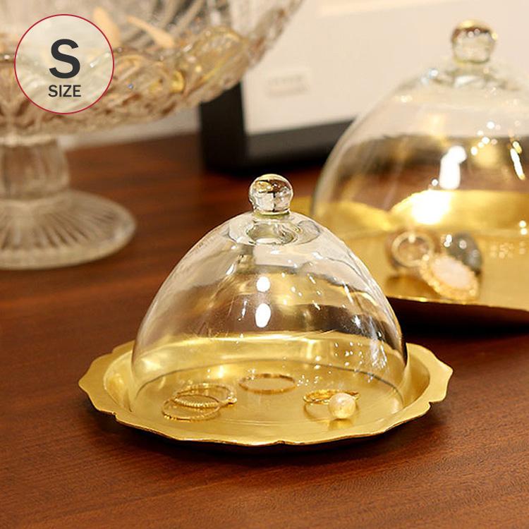 トレー 小物収納 卓上トレイ アクセサリー収納 ガラスケース シンプル