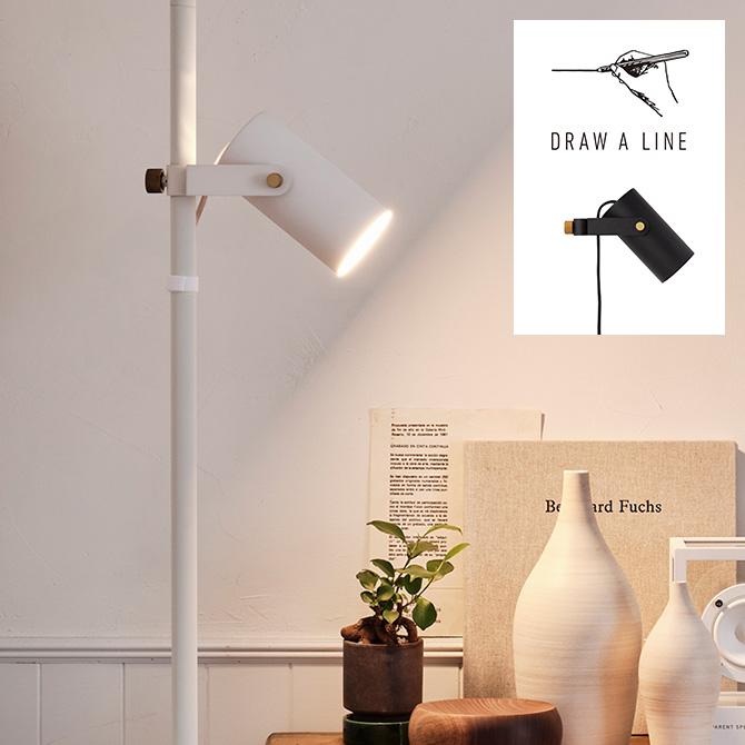 DRAW A LINE 突っ張り棒 照明器具 ライト LED電球 北欧 DRAW A LINE 突っ張り棒 照明器具 ライト LED電球 北欧