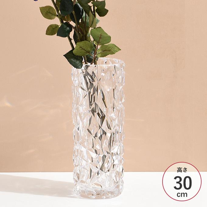 Clay（クレイ） 花瓶 クリア 割れない ポリカ グリッター L 高さ30cm