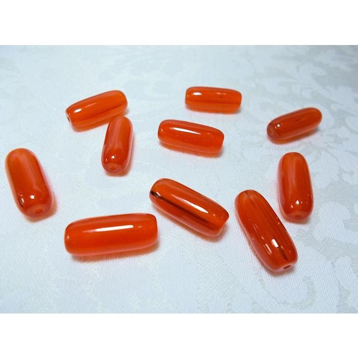 アンバーカラービーズ　円柱9X20MM（10ケ）￥220（税抜） |  | 01