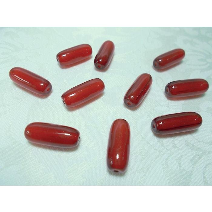 アンバーカラービーズ　円柱9X20MM（10ケ）￥220（税抜） |  | 02