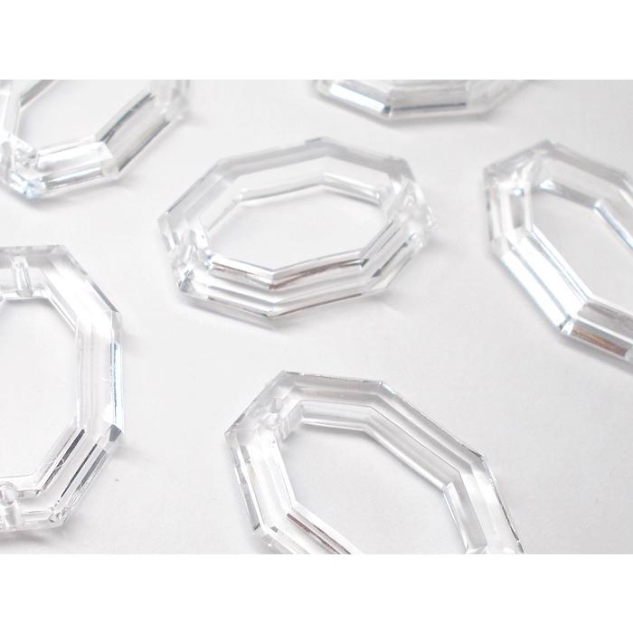 アクリルクリスタルリング２　33×23mm | 