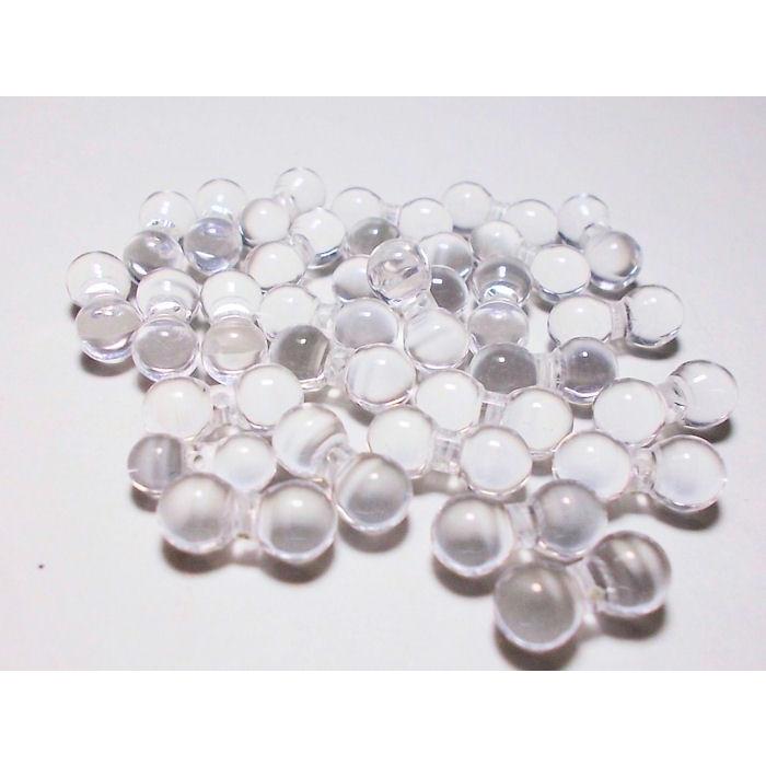 大口パック アクリル ダンベル ロンデル 6×13mm (230ヶ) ビーズ アンド パーツ アクセサリー スズマル ハンドメイド Ｊ４ ファルファーレ プラ 日本製 | 