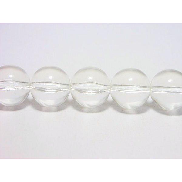 アクリル クリスタル 丸 14mm １５インチ (約２７ヶ) ビーズ アンド パーツ プラ ラウンド アクセサリー ハンドメード 透明 通し穴 | 