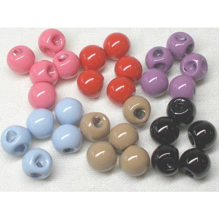 ８ＭＭ カラー 塗装 スズ マル ２０ヶ ビーズ アンド パーツ 鈴 丸 ハンドメイド アクリル ドロップ プラ | 