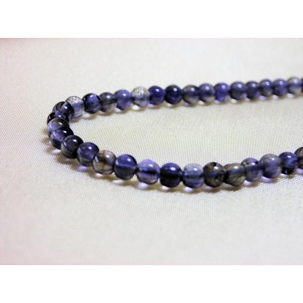 アイオライト　ラウンド3mm　36cm｜beadsshopj4