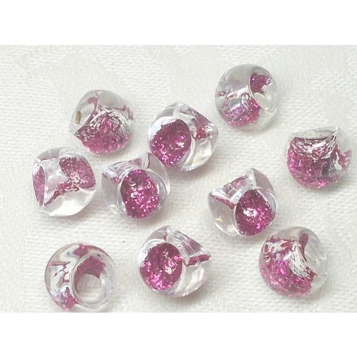 アクリル スズマル ラメライン 太穴 ８ｍｍ (１０ケ) 鈴丸 ビーズ ビーズアンドパーツ 鈴丸ビーズ 鈴 アクリルビーズ ビーズパーツ |  | 03