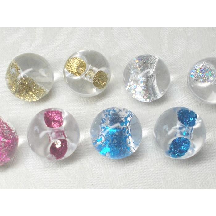 アクリル スズマル ラメライン 太穴 １５ｍｍ (４ケ) 鈴丸 ビーズ ビーズアンドパーツ 鈴丸ビーズ 鈴 アクリルビーズ ビーズパーツ | 