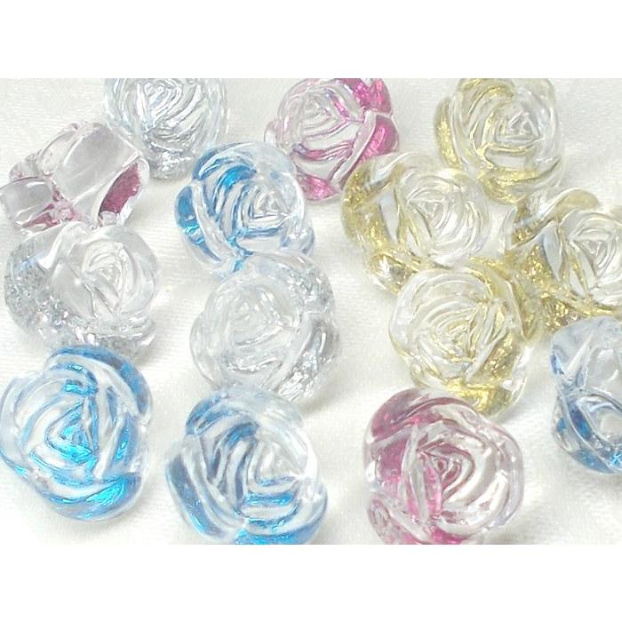 アクリル 薔薇 スズマル ラメライン 太穴 １２ｍｍ (４ケ) 鈴丸 ビーズ ビーズアンドパーツ 鈴丸ビーズ 鈴 アクリルビーズ ビーズパーツ |  | 08