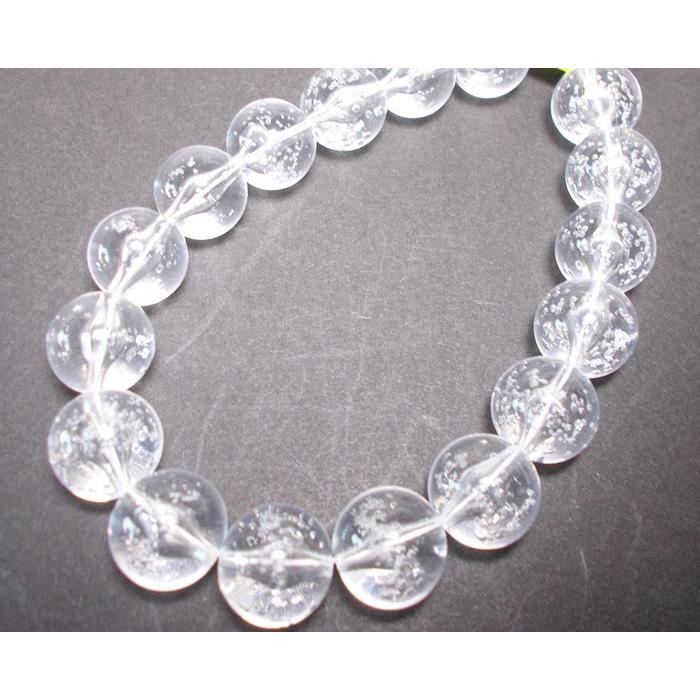 アクリル　バブルビーズ（クリスタル）通し穴１２ＭＭ（１７ケ） |  | 02