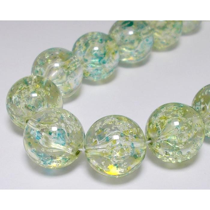 *** 通し穴 *** アクリル バブル ビーズ フルーツ カラー １２ＭＭ 17ケ |  | 03