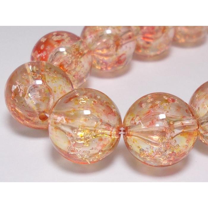 *** 通し穴 *** アクリル バブル ビーズ フルーツ カラー １２ＭＭ 17ケ |  | 06