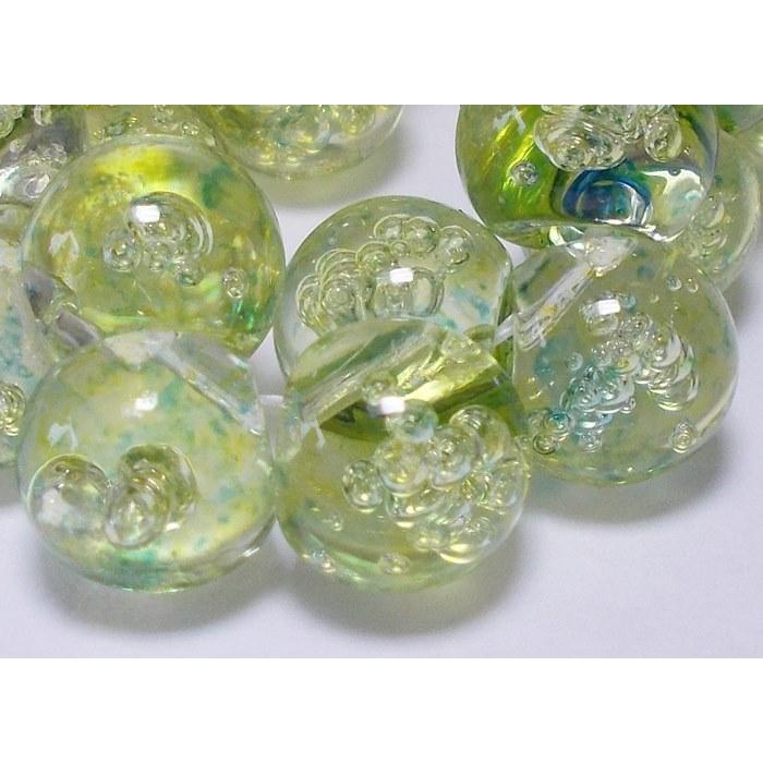 アクリル バブルビーズ フルーツカラー スズマル 8mm (20ケ) 鈴