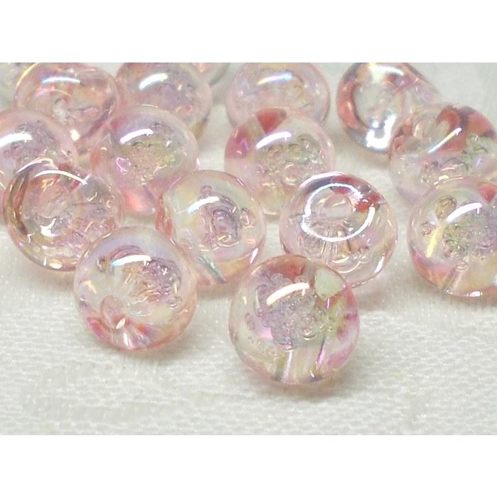 ６ＭＭ バブル スズマル オーロラ カラー (２０ヶ) ビーズ アンド パーツ アクセサリー 鈴 丸 アクリル プラ バブル 泡 ハンドメイド ドロップ |  | 01