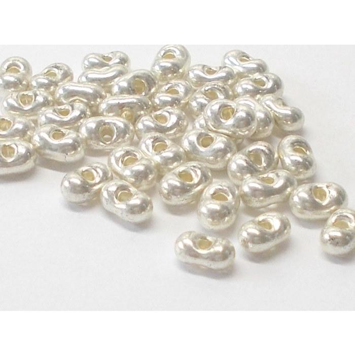 チェコ ファルファーレ 3.2×6.5mm パラジウム 10g ビーズ ビーズアンドパーツ チェコビーズ ファルファーレビーズ ビーズパーツ ガラスビーズ | 