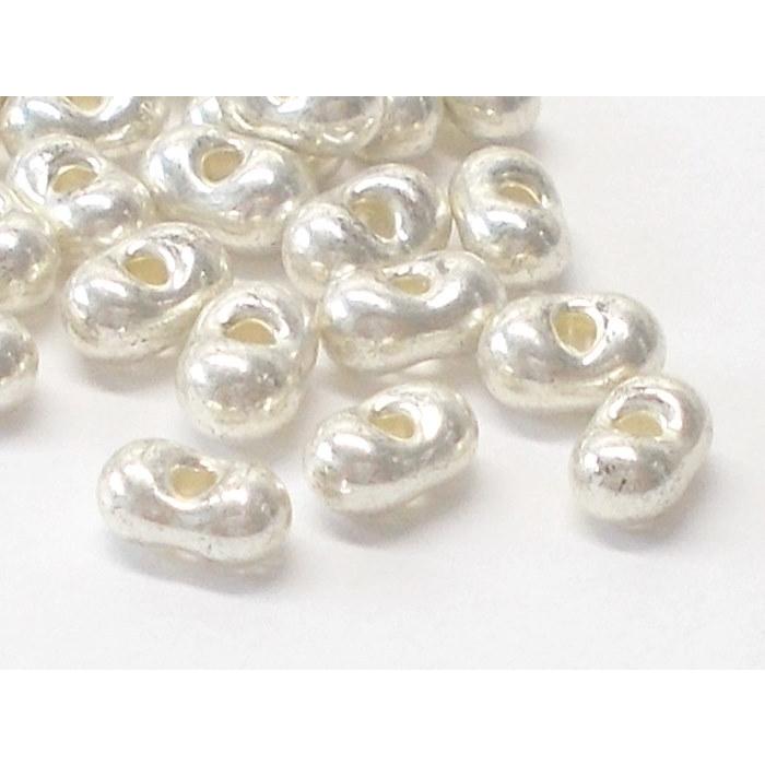 チェコ ファルファーレ 3.2×6.5mm パラジウム 10g ビーズ ビーズアンドパーツ チェコビーズ ファルファーレビーズ ビーズパーツ ガラスビーズ |  | 01