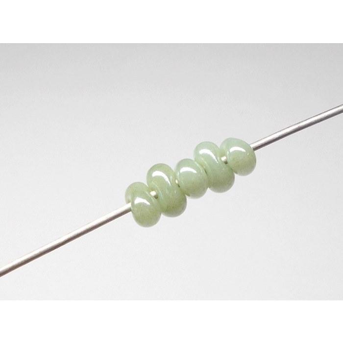 チェコ ファルファーレ 3.2×6.5mm ジェイドグリーン 10g ビーズ ビーズアンドパーツ チェコビーズ ファルファーレビーズ ビーズパーツ ガラスビーズ |  | 02