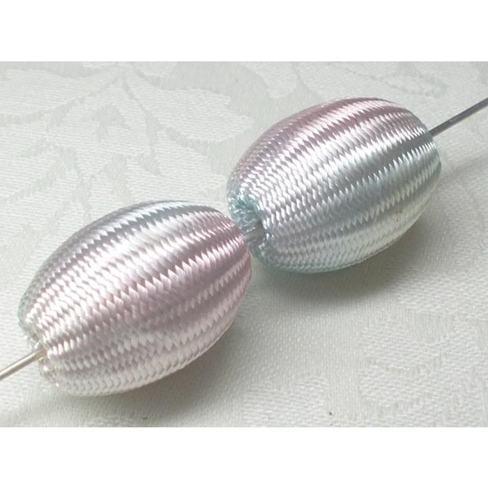 クロス 巻き ビーズ ナツメ １７Ｘ２３ＭＭ ２ヶ アンド パーツ ウッド アクセサリー ハンドメイド 布 Ｊ４ 軽い 大玉 ヴィトライユ オリジナル カラー |  | 02