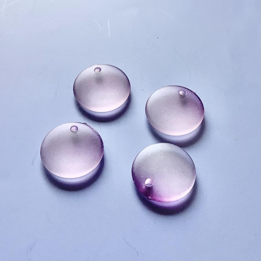 フロスト ハーフカラー 18MM レンティル (４ヶ) ビーズ ビーズアンドパーツ 鈴丸ビーズ 鈴 アクリルビーズ ビーズパーツ フラットビーズ |  | 11