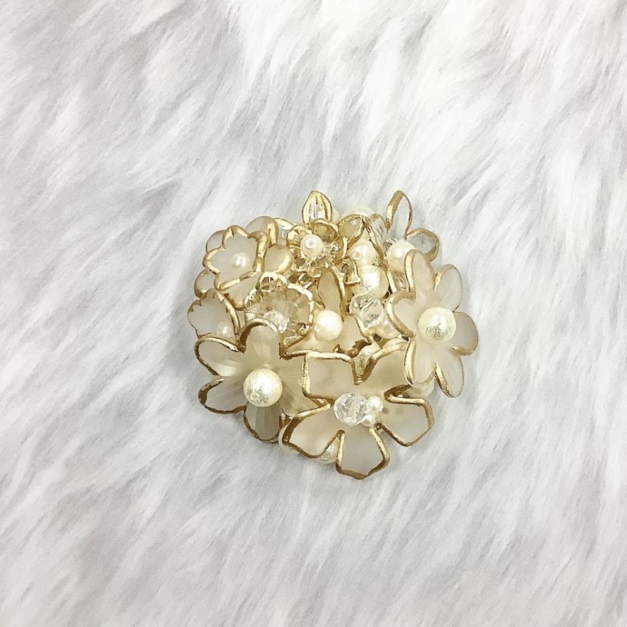 １２ＭＭ １弁 ラン (S) ２ヶ アクリル フラワー ゴールド シルバー ライン ビーズ アンド パーツ アクセサリー 花 びら クリスタル フロスト ハナ |  | 15