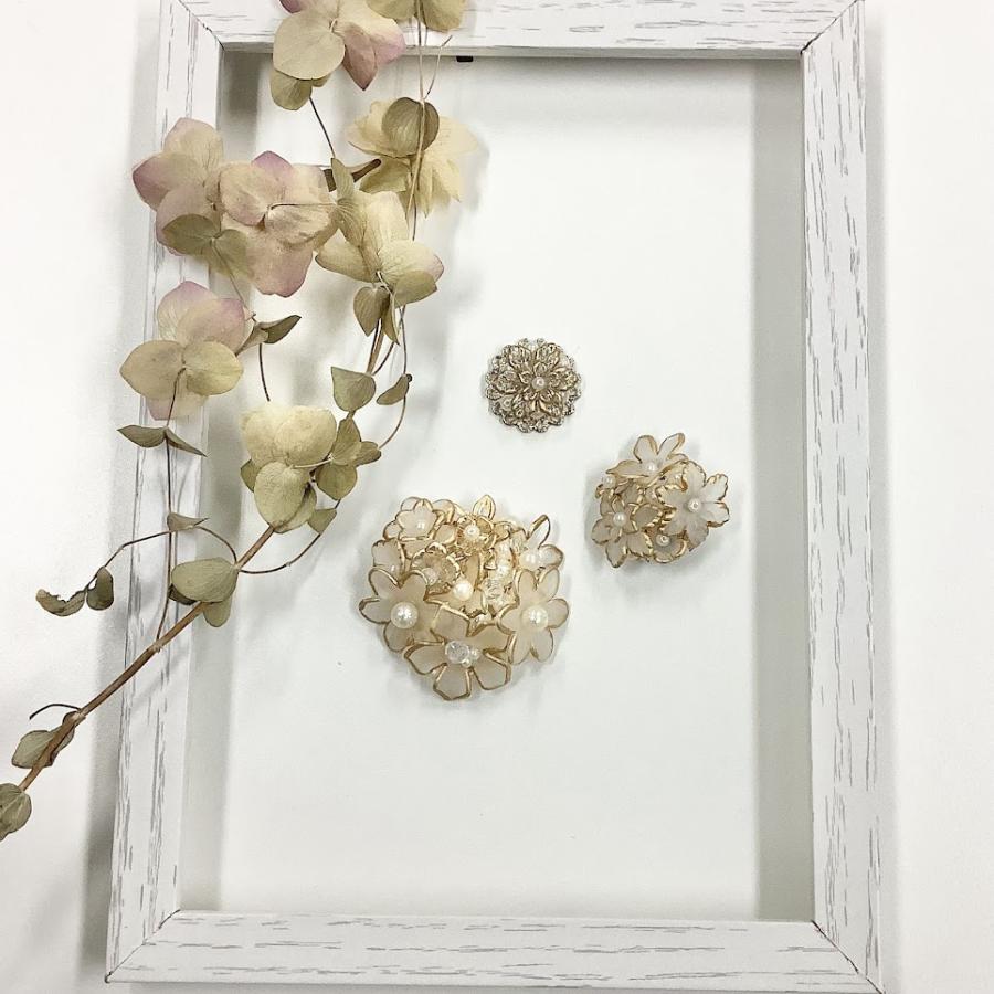 １２ＭＭ １弁 ラン (S) ２ヶ アクリル フラワー ゴールド シルバー ライン ビーズ アンド パーツ アクセサリー 花 びら クリスタル フロスト ハナ |  | 13