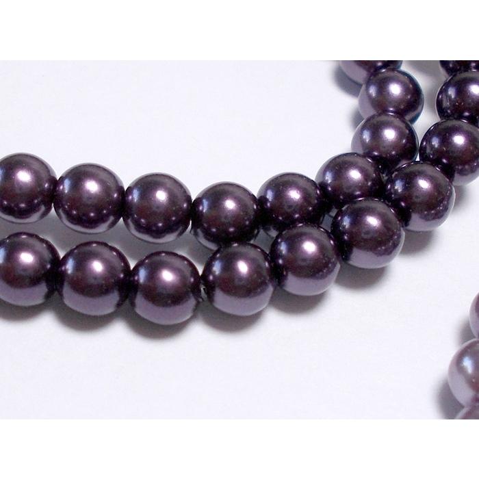 グラデーションカラーパール　パープル　4mm　76cm |  | 04