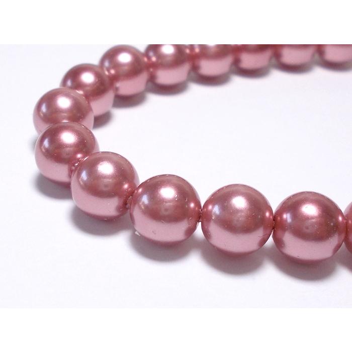 グラデーションカラーパール　レッド　8mm　38cm |  | 02