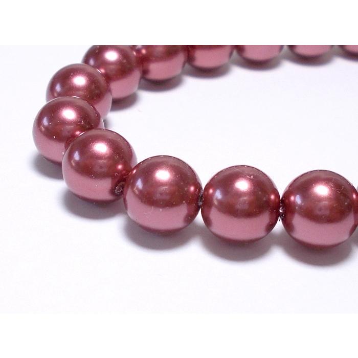 グラデーションカラーパール　レッド　8mm　38cm |  | 03