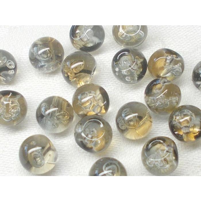 ８ＭＭ グレー ツートン バブル スズマル ビーズ ２０ヶ アンド パーツ アクセサリー 鈴 丸 ドロップ ハンドメイド アクリル ショップ Ｊ４ |  | 02