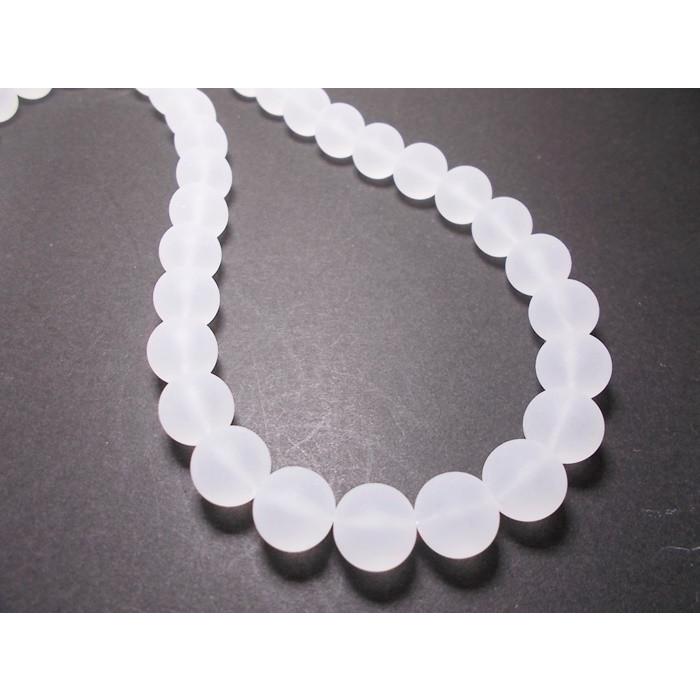 アクリル フロスト ビーズ １２ＭＭ 丸（約３２ヶ） | 