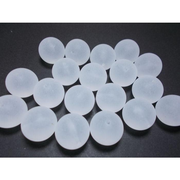 アクリル フロスト ビーズ ２０ＭＭ 丸 （８ヶ） | 