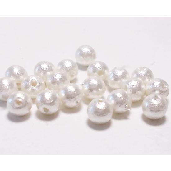 コットンパール 4mm 通し穴 20ケ入り 日本製 コットン パールビーズ ビーズ ビーズアンドパーツ ビーズパーツ ハンドメイド アクセサリーパーツ |  | 02
