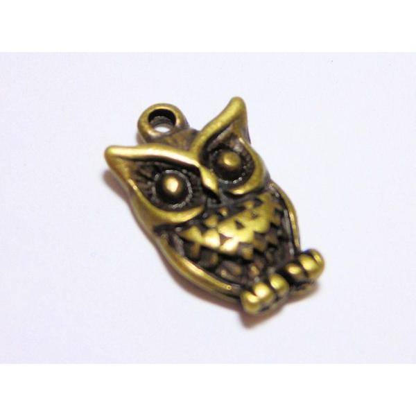 亜鉛合金チャーム　ふくろうS　16×10mm　1ヶ |  | 02