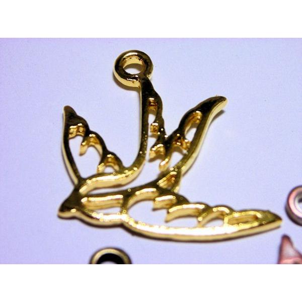 亜鉛合金チャーム　バード２　24×22mm　1ヶ |  | 01