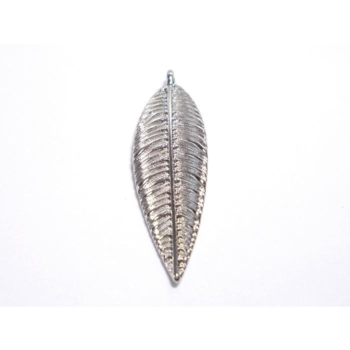 亜鉛・合金メタルパーツ　リーフ 11X37.5mm（1ケ） | 