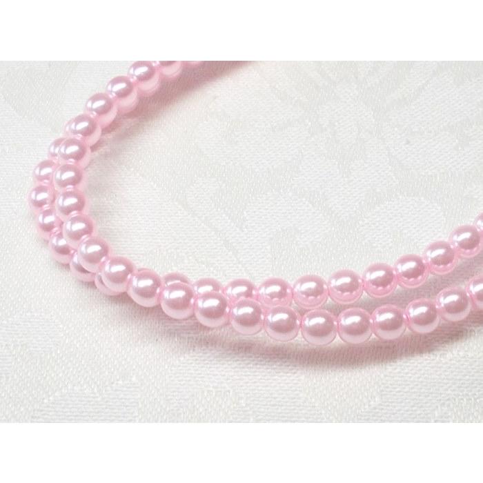 ４ＭＭ ミルキー プラ パール ７６ＣＭ 約１９０ヶ プラスチック ビーズ アンド パーツ　アクセサリー  ハンドメイド |  | 01