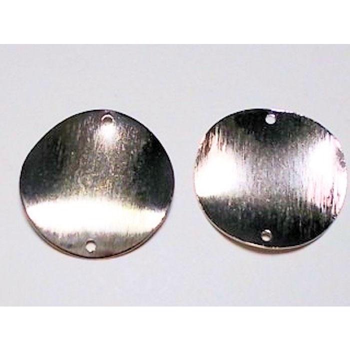 限定サイズ　メタルプレートパーツ ゆがみウェーブ　20mm(2ヶ穴)　 (6ヶ） |  | 01