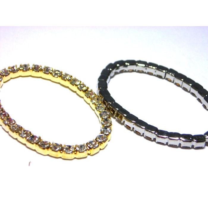 ラインストーンリング　オーバル（L)　２ケ入り |  | 01