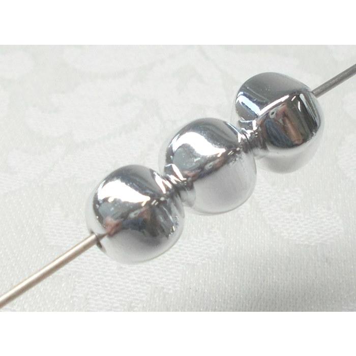 売切り 丸 六角 １０Ｘ８ＭＭ ２０ヶ メタル カラー ＆ オーロラ アクリル ビーズ アンド パーツ アクセサリー シルバー ゴールド |  | 05