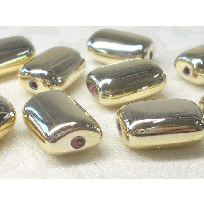 売切り フラット レクタングル １０Ｘ１４ＭＭ １０ヶ メタル カラー ＆ オーロラ アクリル ビーズ アンド パーツ アクセサリー シルバー ゴールド |  | 03