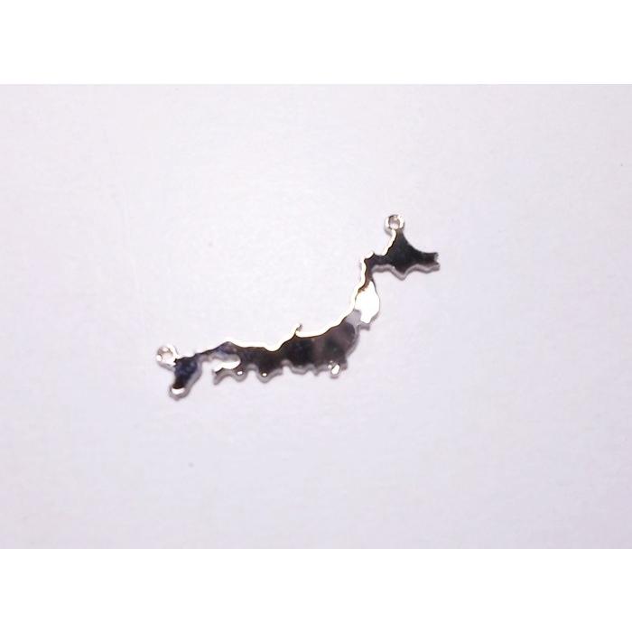 メタル パーツ 日本列島 （小） 30ＭM （1ケ）ビーズアンドパーツ アクセサリーパーツ アクセサリー 透かしパーツ チャームパーツ パーツ | 