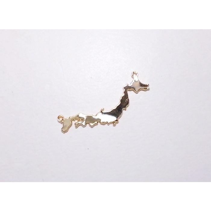 メタル パーツ 日本列島 （小） 30ＭM （1ケ）ビーズアンドパーツ アクセサリーパーツ アクセサリー 透かしパーツ チャームパーツ パーツ |  | 02